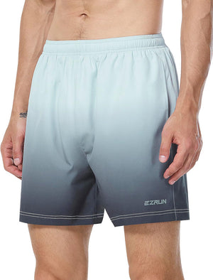 5 Inches Zipper Pockets Running Workout Shorts