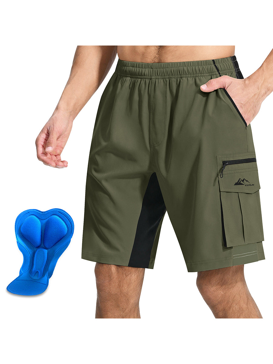 Men's 3D Padded Mountain Bike Shorts – EZRUN SPORTS