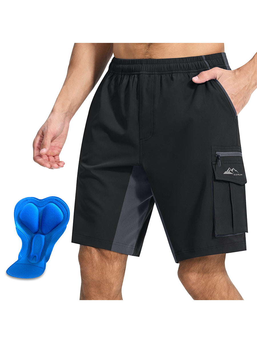Men's 3D Padded Mountain Bike Shorts – EZRUN SPORTS
