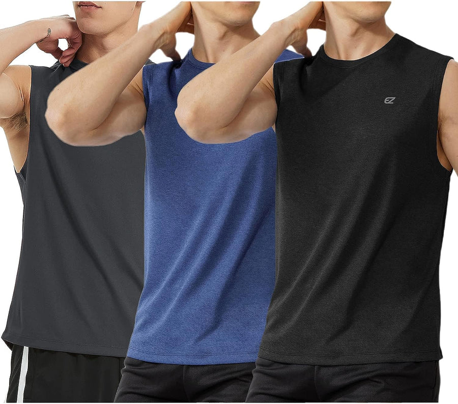 Sleeveless Quick-Dry Workout Muscle Bodybuilding Tank Top