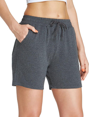 Side Pockets Gym Jogger Yoga Sweat Workout Shorts