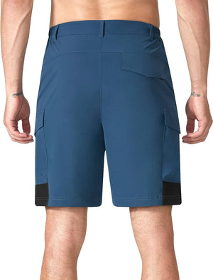  Mens Outdoor Summer Quick Dry Shorts Casual Mountain Fishing  Shorts Royal Blue