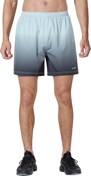 5 Inches Zipper Pockets Running Workout Shorts