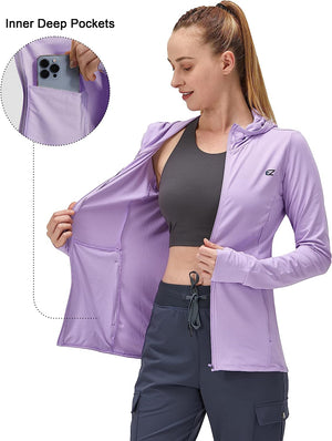 UPF 50+ UV Protection SPF Long Sleeve Sun Shirt