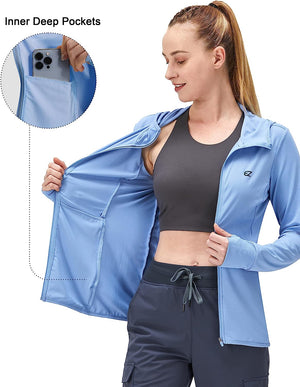 UPF 50+ UV Protection SPF Long Sleeve Sun Shirt
