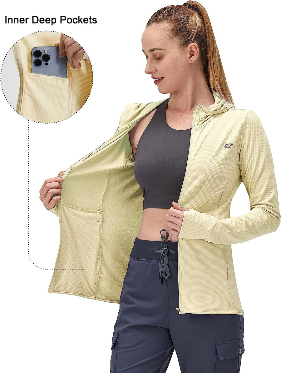 UPF 50+ UV Protection SPF Long Sleeve Sun Shirt