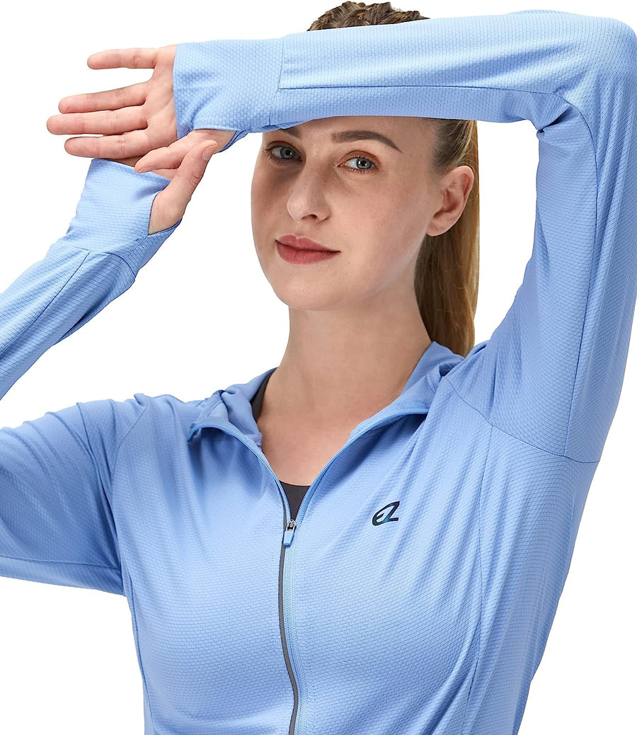 UPF 50+ UV Protection SPF Long Sleeve Sun Shirt