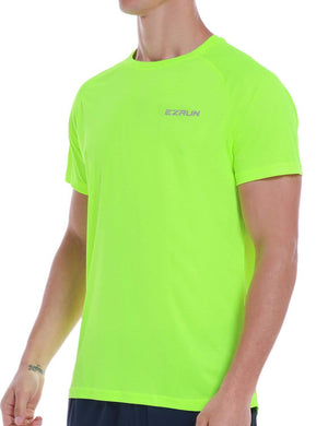 Plain running shirts top