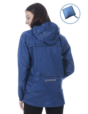 Lightweight Waterproof Packable Hooded Raincoat - ezrun-sports