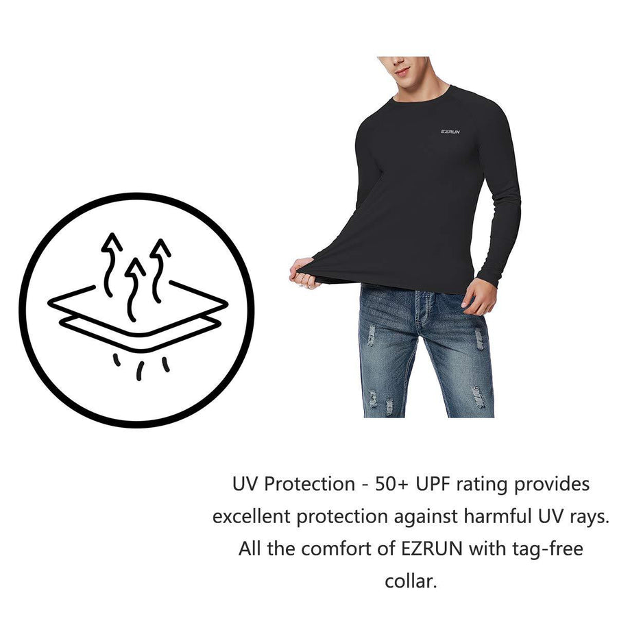 UPF 50+ Long Sleeve Running Fishing Shirts - ezrun-sports