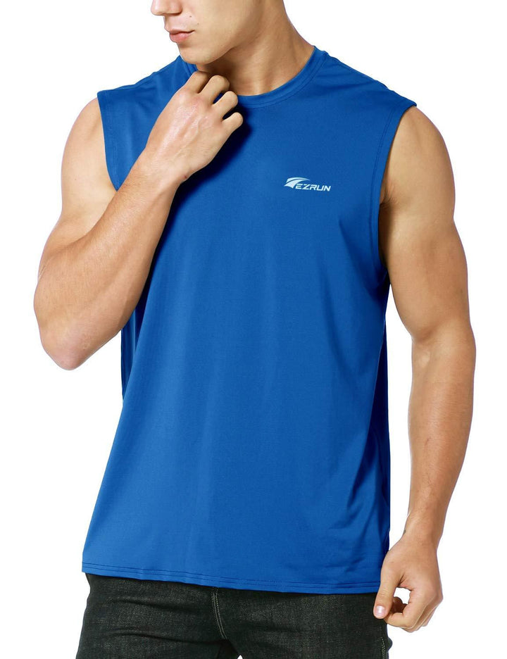Sleeveless Quick-Dry Workout Muscle Bodybuilding Tank Top - ezrun-sports
