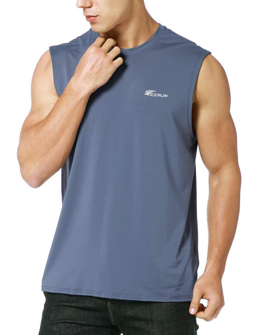 Sleeveless Quick-Dry Workout Muscle Bodybuilding Tank Top - ezrun-sports