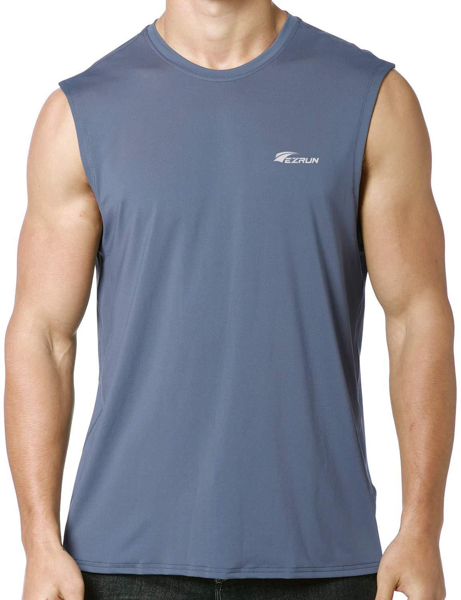 Sleeveless Quick-Dry Workout Muscle Bodybuilding Tank Top - ezrun-sports