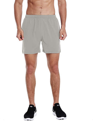 5 Inches Zipper Pockets Running Workout Shorts