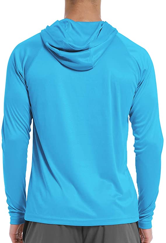 EZRUN Men's UPF 50+ Long Sleeve Hoodie Sun Fishing Shirts - EZRUN Sports –  EZRUN-SPORT