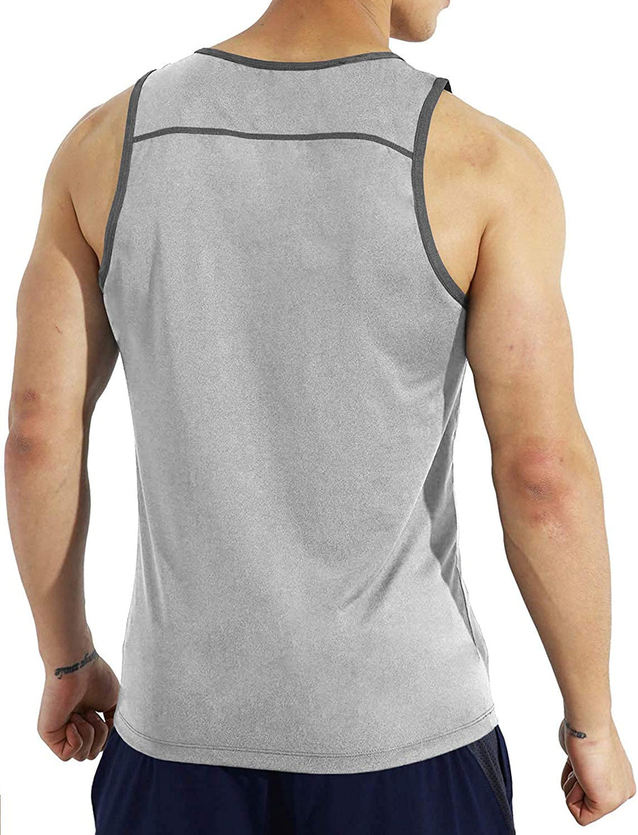 Best Deal for NQyIOS Men's Quick Dry Sports Tank Tops Athletic Gym